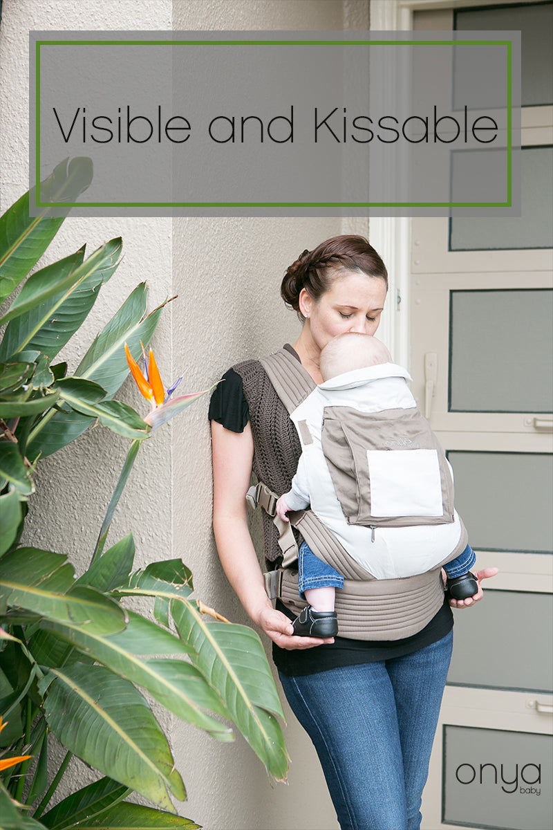 Babywearing Safety Tip: Close Enough to Kiss