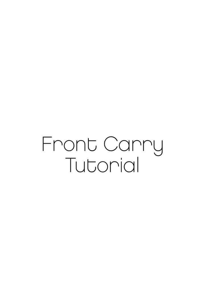 Onya Baby Front Carry Tutorial
