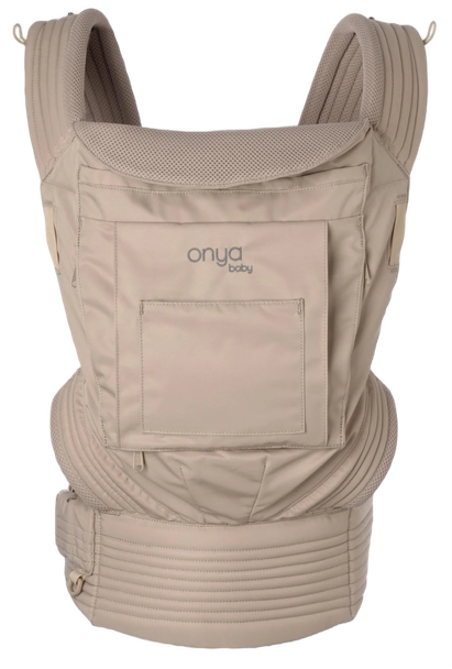 Warm Sand Colored Nexstep Baby Carrier by Onya Baby